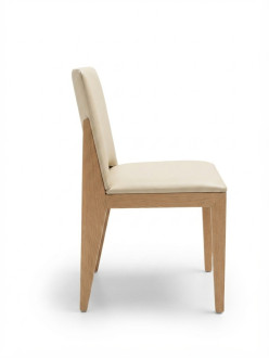 Chaise rembourrée 4 pieds Soline